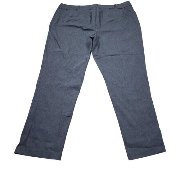 Lane Bryant Allie 26 Long Gray Straight Leg Stretch Dress Pants Size 26L - Picture 2 of 10